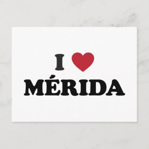 I Heart Mérida Mexico Postcard
