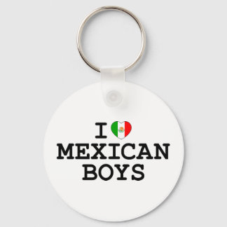 I Heart Mexican Boys Key Ring