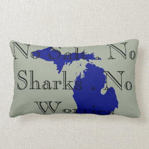 I heart Michigan Lumbar Cushion