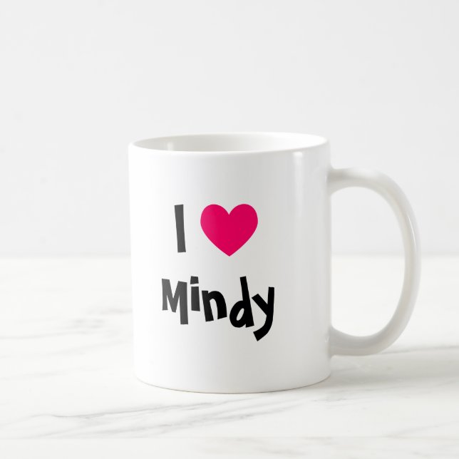 I Heart Mindy Coffee Mug (Right)