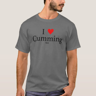 I Heart ming Iowa Oversized T-Shirt