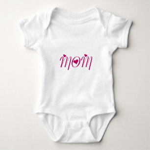 I Heart MOM Baby Bodysuit