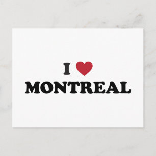 I Heart Montreal Canada Postcard