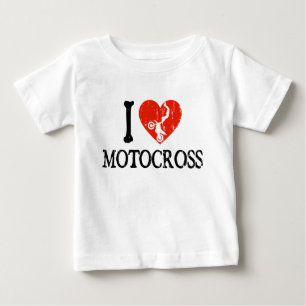I Heart Motocross Baby T-Shirt