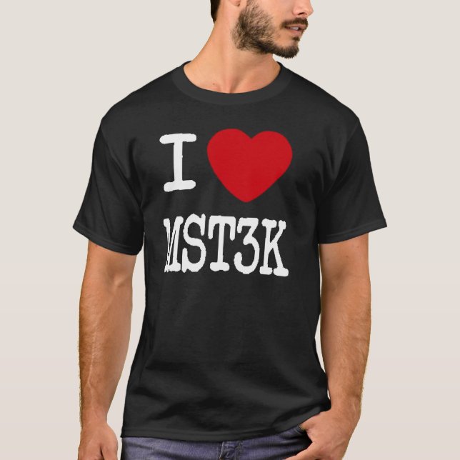 I Heart MST3K (black) T-Shirt (Front)
