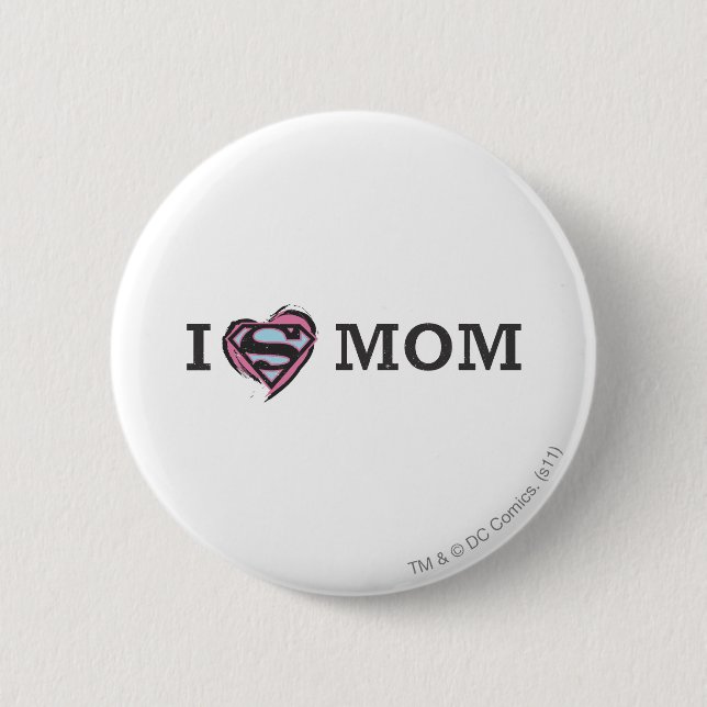 I Heart Mum 6 Cm Round Badge (Front)