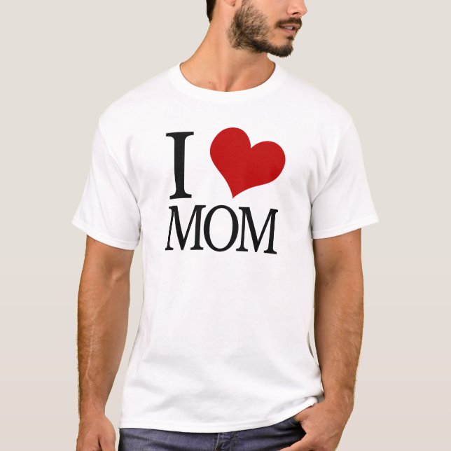 I Heart Mum (I Love Mum) T-Shirt (Front)
