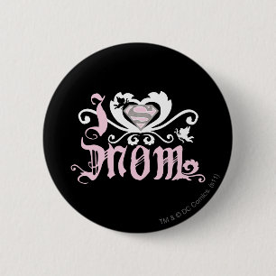 I Heart Mum Pink 6 Cm Round Badge