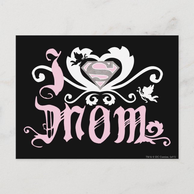 I Heart Mum  Pink Postcard (Front)