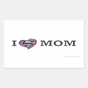 I Heart Mum Rectangular Sticker