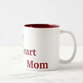 I Heart Mum Two-Tone Coffee Mug