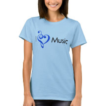 I Heart Music Blue