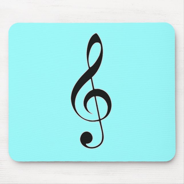 i heart music mouse mat (Front)