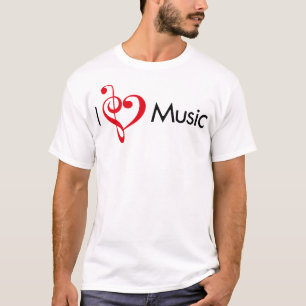 I Heart Music Red T-Shirt