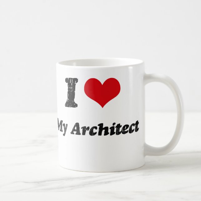 I heart My Architect Coffee Mug (Right)