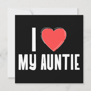 I (Heart) My Auntie Card – Sweet Love for Auntie