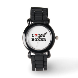 I Heart My Boxer Wristwatch