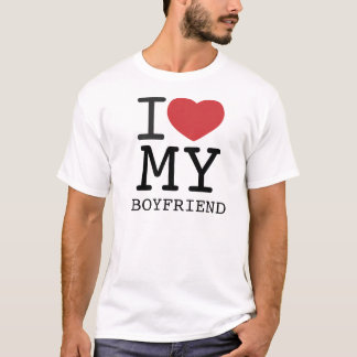 I HEART MY BOYFRIEND customisable T-Shirt
