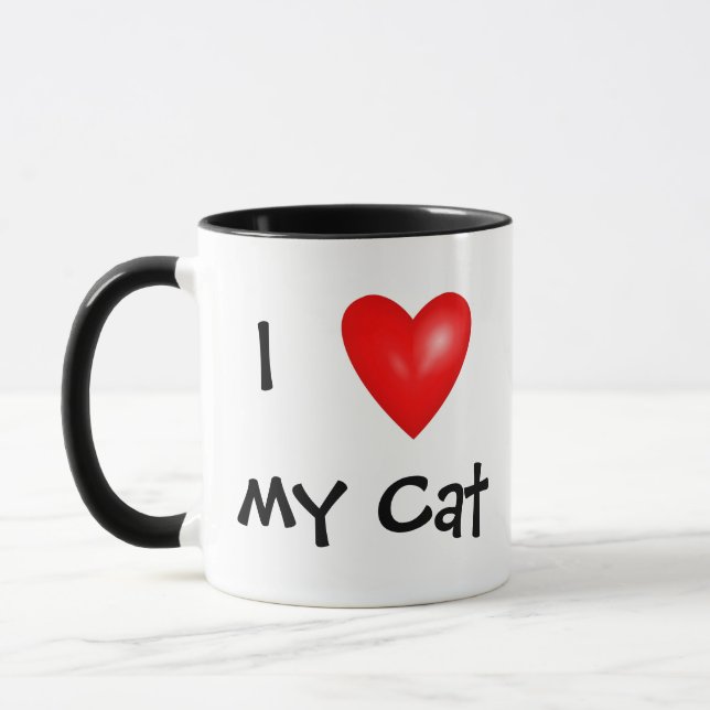 I Heart my Cat Mug (Left)