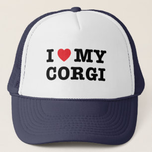 I Heart My Corgi Trucker Hat
