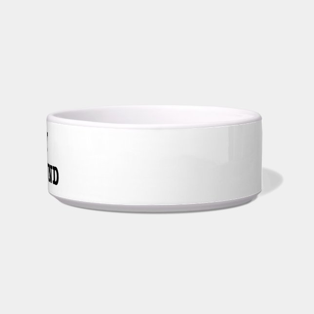 I Heart My Dachshund Ceramic Pet Bowl (Right)