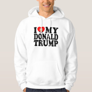 I Heart My Donald Trump 47th President Hoodie