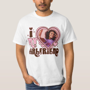 I HEART my girlfriend Custom Photo Love T-Shirt