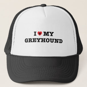 I Heart My Greyhound Trucker Hat