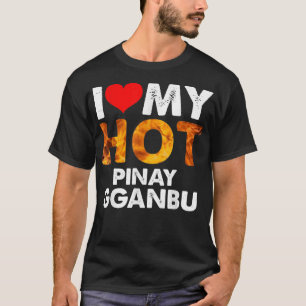 I Heart My Hot Pinay Gganbu for BFFs Friends  T-Shirt