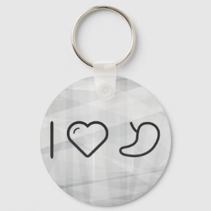 I Heart My Kidneys Key Ring