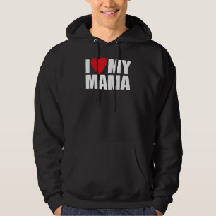 I Heart My Mama Mother's Day Love Kids Boys Girls Hoodie