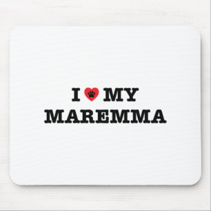 I Heart My Maremma Mouse Mat