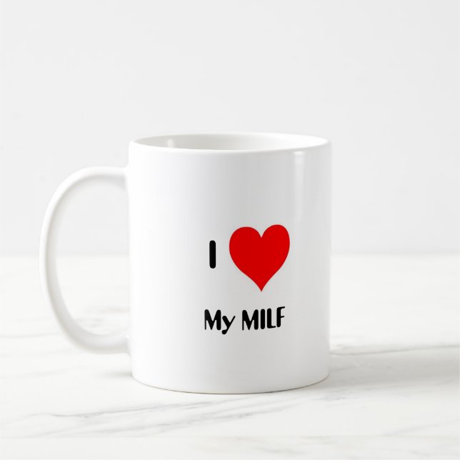 I Heart My MILF Coffee Mug (Left)