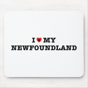 I Heart My Newfoundland Mouse Mat