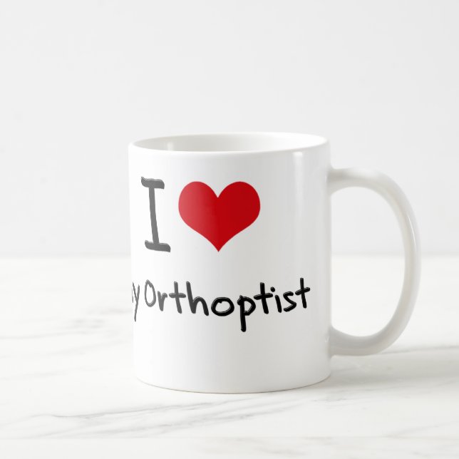 I heart My Orthoptist Coffee Mug (Right)