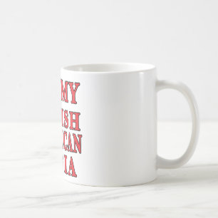 I Heart My Polish American Busia Coffee Mug