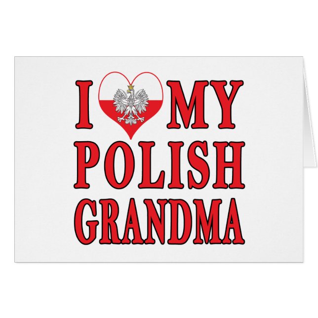 I Heart My Polish Grandma (Front Horizontal)