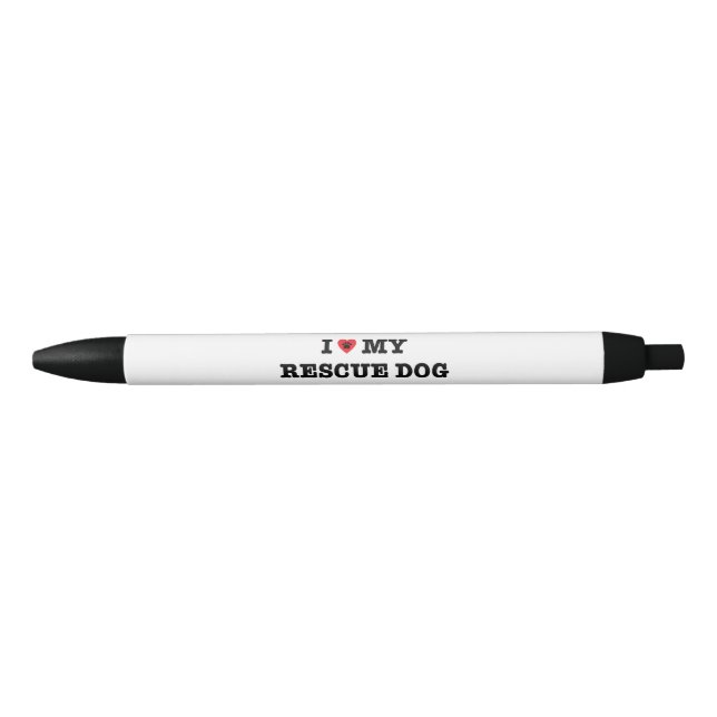 I Heart My Rescue Dog Pen (Front)