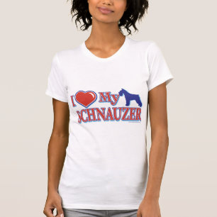 I Heart My Schnauzer T-Shirt