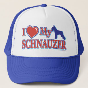 I Heart My Schnauzer Trucker Hat