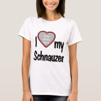I Heart My Schnauzer - Your Dog's Photo