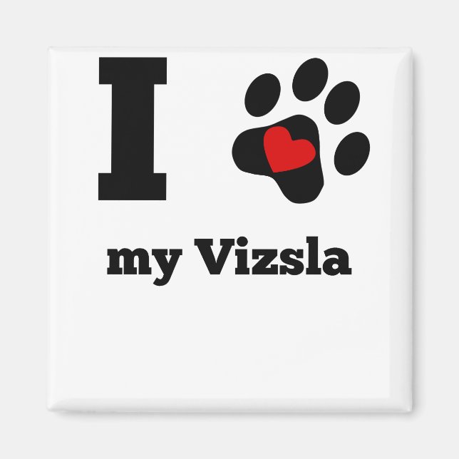 I Heart My Vizsla Magnet (Front)