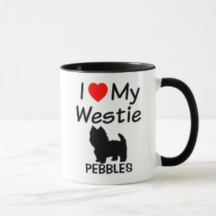 I Heart My Westie Dog Mug