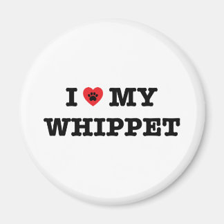I Heart My Whippet Magnet