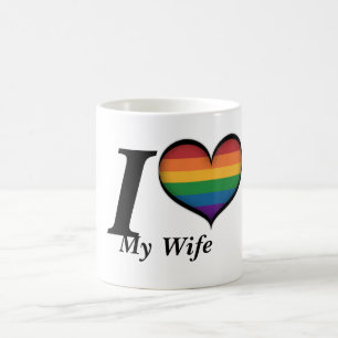 I Heart My Wife Coffee Mug