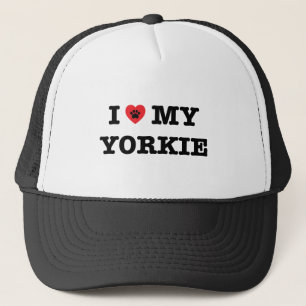 I Heart My Yorkie Trucker Hat