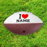 I Heart Name American Football<br><div class="desc">Write your desired Name or Text on the name Section.</div>