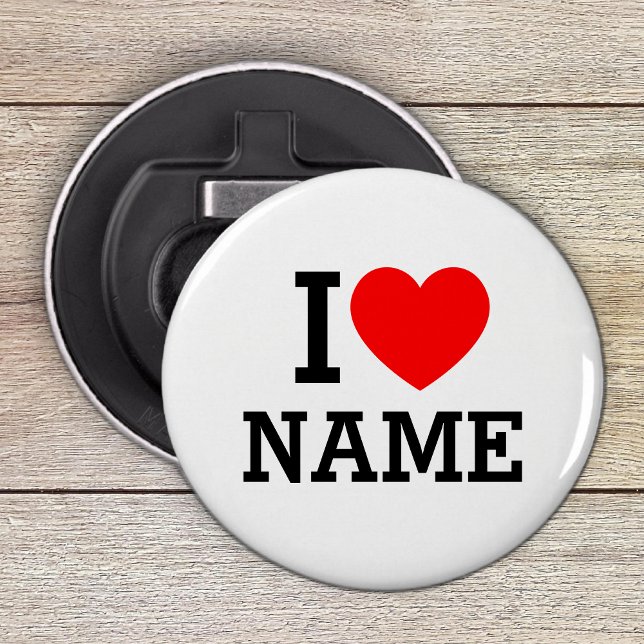 I Heart Name Bottle Opener (Creator Uploaded)