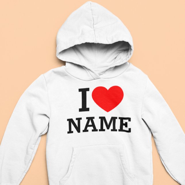 I Heart Name Hoodie (Creator Uploaded)