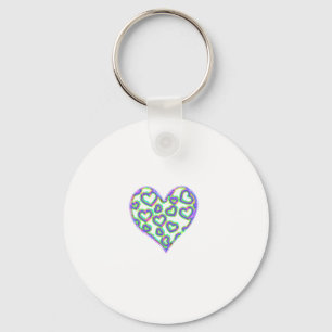 I Heart Name Key Ring